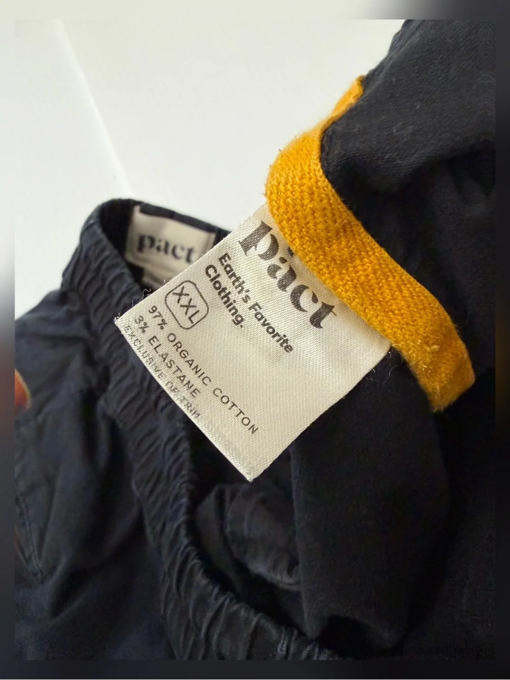Pact Woven Twill Roll Up Pants Size XXL